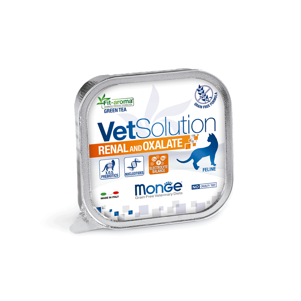 Monge Vet Solution Feline Renal & Oxalate 100g Monge Vet Solution Feline Renal & Oxalate 100g